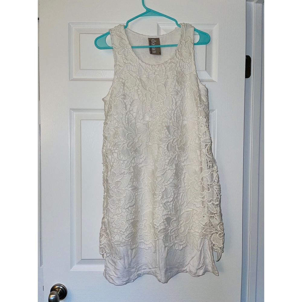 Anthropologie white dress